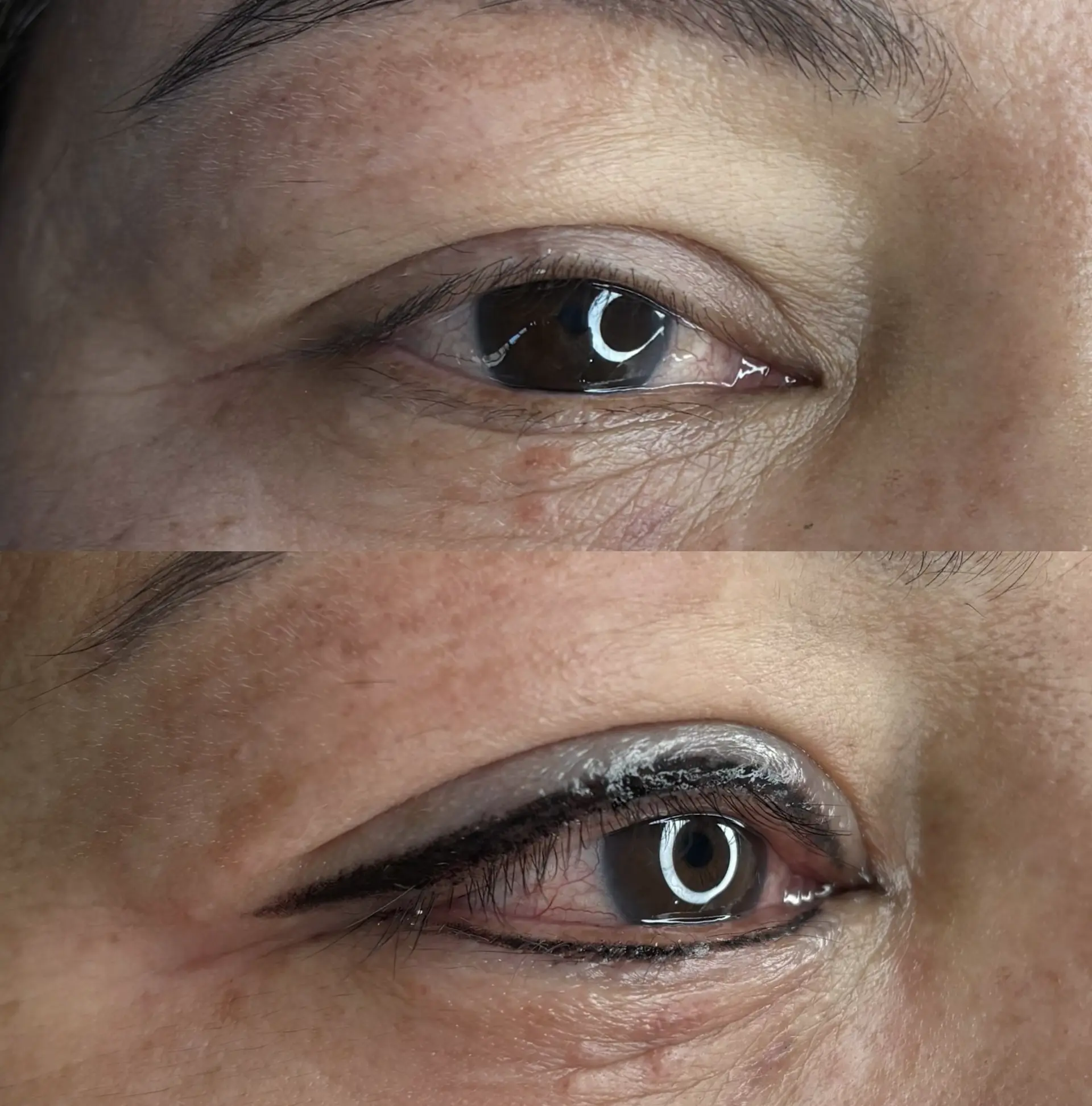 eyeliner tattoo healing